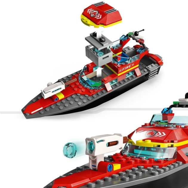 Playset Lego City 60373 The firefighters’ rescue boat Spalvotas 144 Dalys