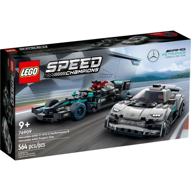 Playset Lego Speed Champions: Mercedes AMG F1 W12 E Performance Mercedes AMG Project One 76909