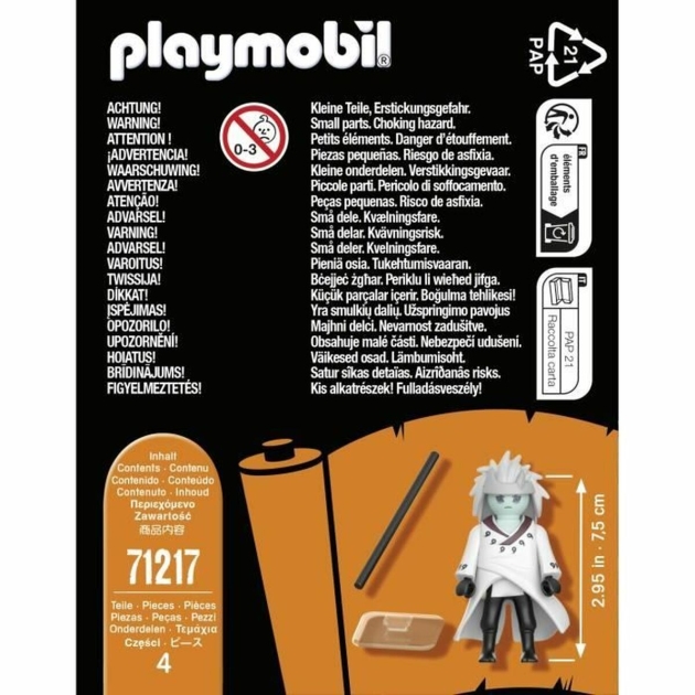 Playset Playmobil 71217 Naruto Shippuden 4 Dalys