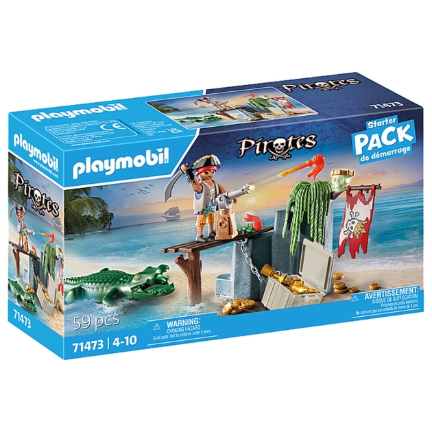 Playset Playmobil 71473 Krokodilas Piratas 59 Dalys