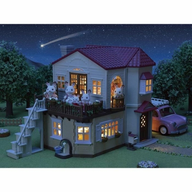 Playset Sylvanian Families Red Roof Country Home Miniatiūrinis namas Triušis