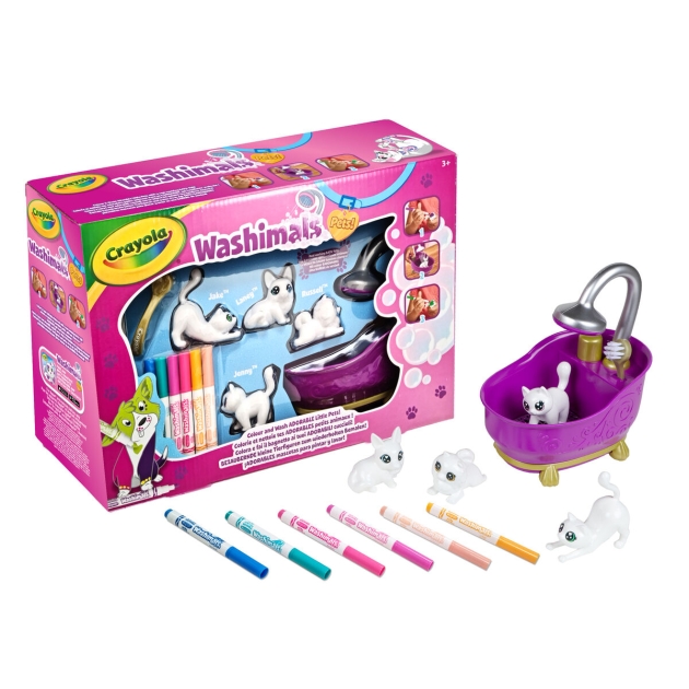 Playset Washimals Pets Crayola 74 7453 Vonia 6 Dalys