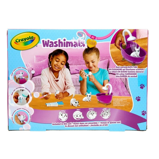 Playset Washimals Pets Crayola 74 7453 Vonia 6 Dalys