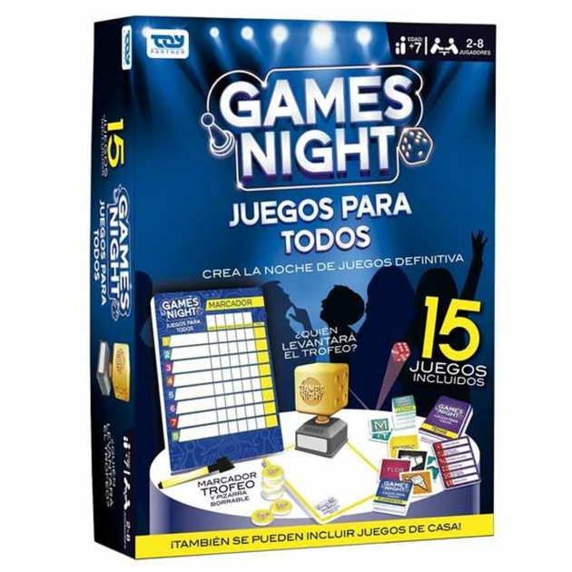 Stalo žaidimas Games Night Jocs Per A Tots CAT