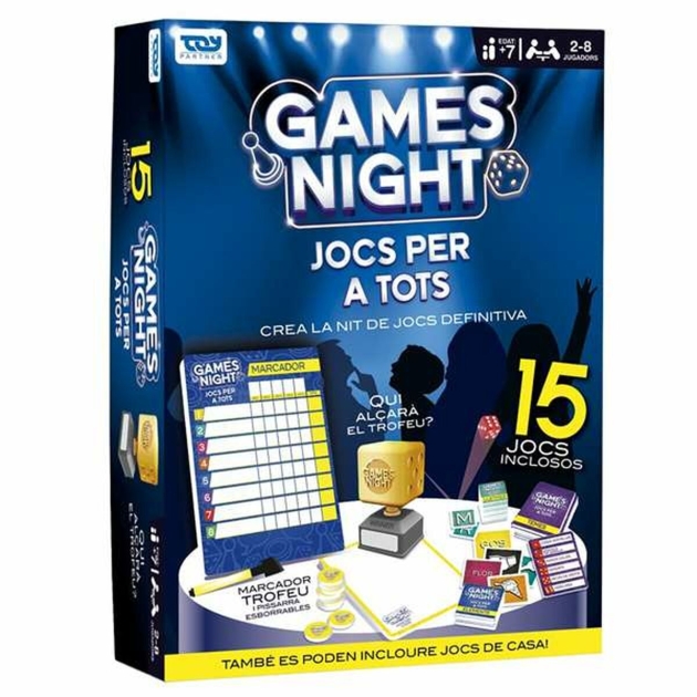 Stalo žaidimas Games Night Jocs Per A Tots CAT