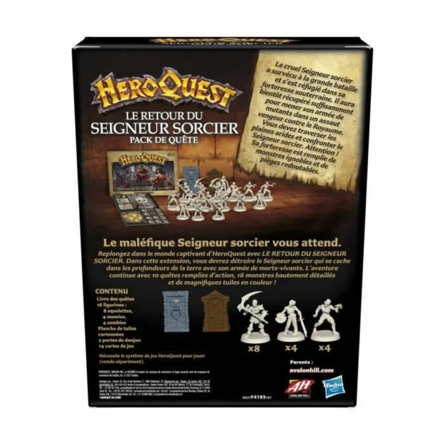 Stalo žaidimas Hasbro Hero Quest Prailgintas