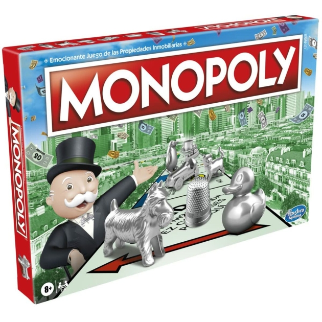 Stalo žaidimas Hasbro Monopoly Clasico Madrid ES