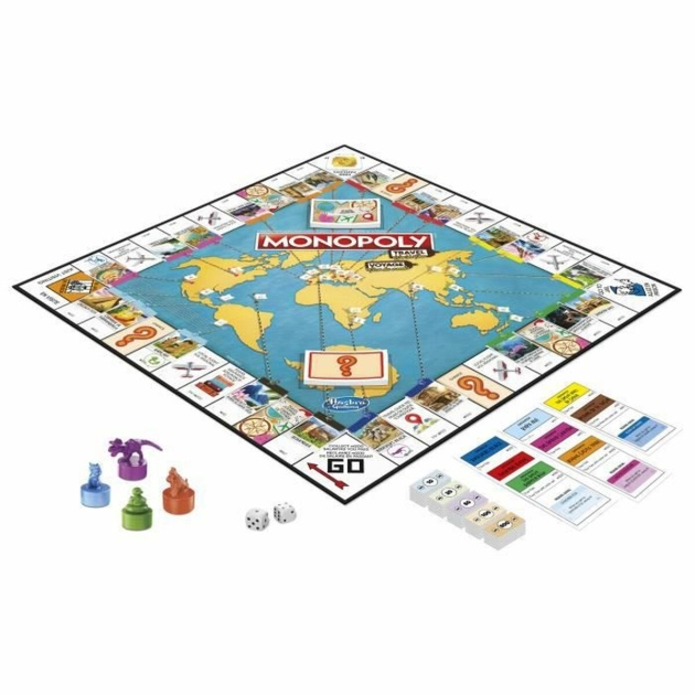 Stalo žaidimas Monopoly Voyage Autour du monde (FR)