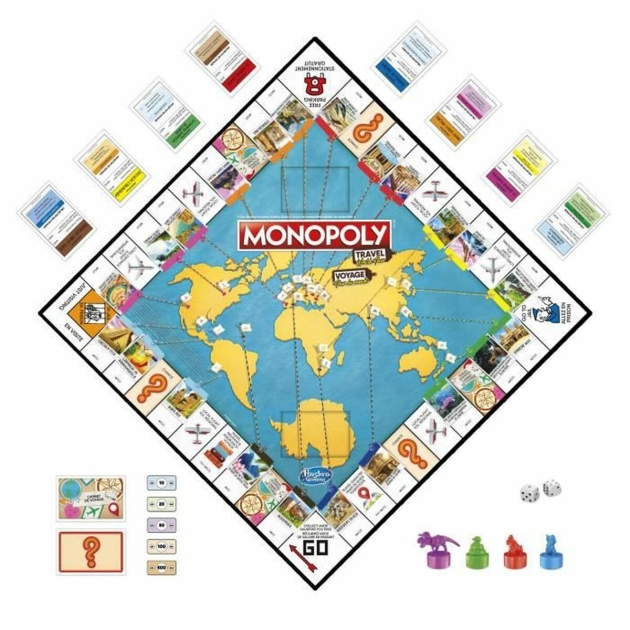 Stalo žaidimas Monopoly Voyage Autour du monde (FR)