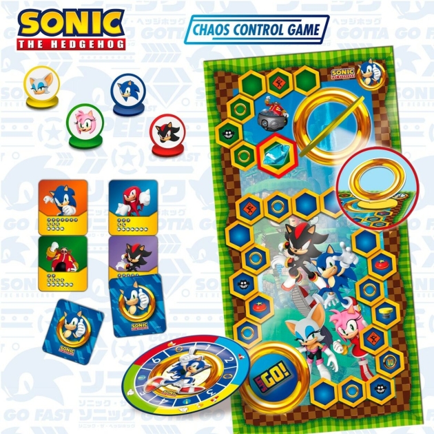 Stalo žaidimas Sonic Chaos Control Game (6 vnt.)