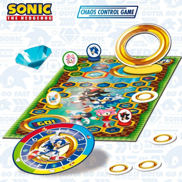 Stalo žaidimas Sonic Chaos Control Game (6 vnt.)