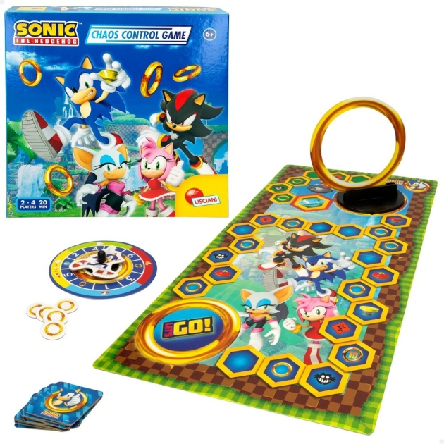 Stalo žaidimas Sonic Chaos Control Game (6 vnt.)