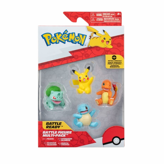 Statulėlė Pokémon Kanto 5 cm 4 Dalys