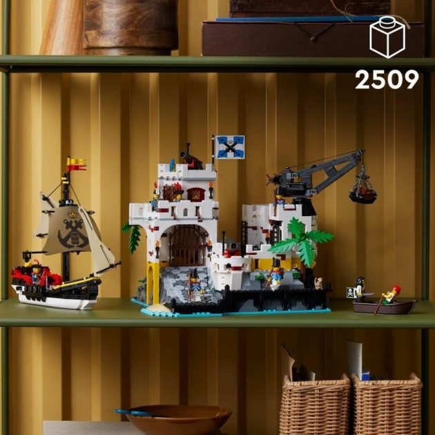 Statybos rinkinys Lego 10320 ElDorado Fortress Piratų laivas 2509 Dalys