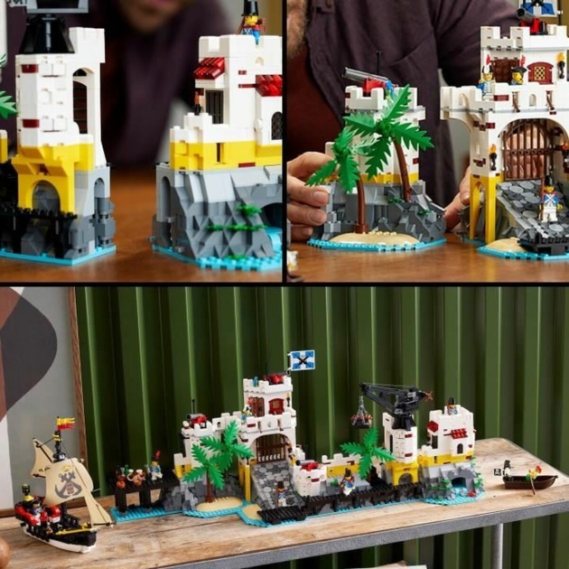 Statybos rinkinys Lego 10320 ElDorado Fortress Piratų laivas 2509 Dalys