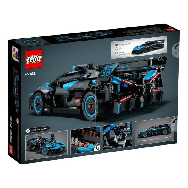 Statybos rinkinys Lego 42162 Bugatti Mėlyna