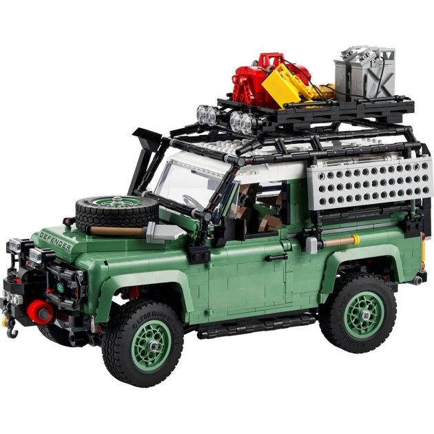 Statybos rinkinys Lego Classic Defender 90 Land Rover 10317 2336 Dalys Juoda