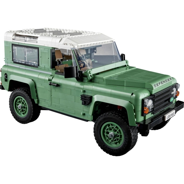 Statybos rinkinys Lego Classic Defender 90 Land Rover 10317 2336 Dalys Juoda