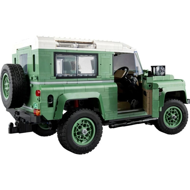 Statybos rinkinys Lego Classic Defender 90 Land Rover 10317 2336 Dalys Juoda