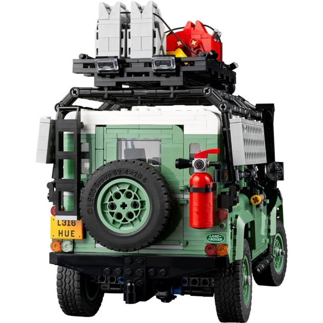 Statybos rinkinys Lego Classic Defender 90 Land Rover 10317 2336 Dalys Juoda