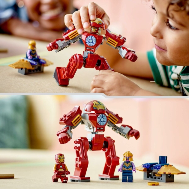 Statybos rinkinys Lego Super Heroes Hulkbuster de Iron Man vs. Thanos