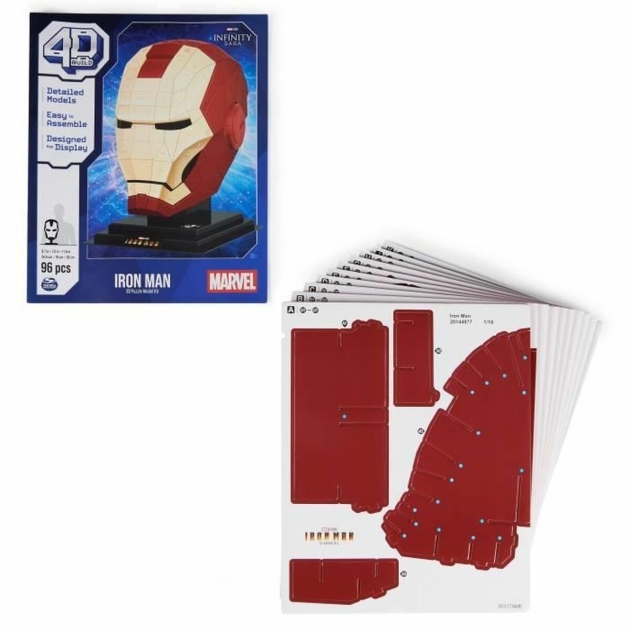 Statybos rinkinys Marvel Iron Man 96 Dalys 24,6 x 19 x 30 cm Spalvotas