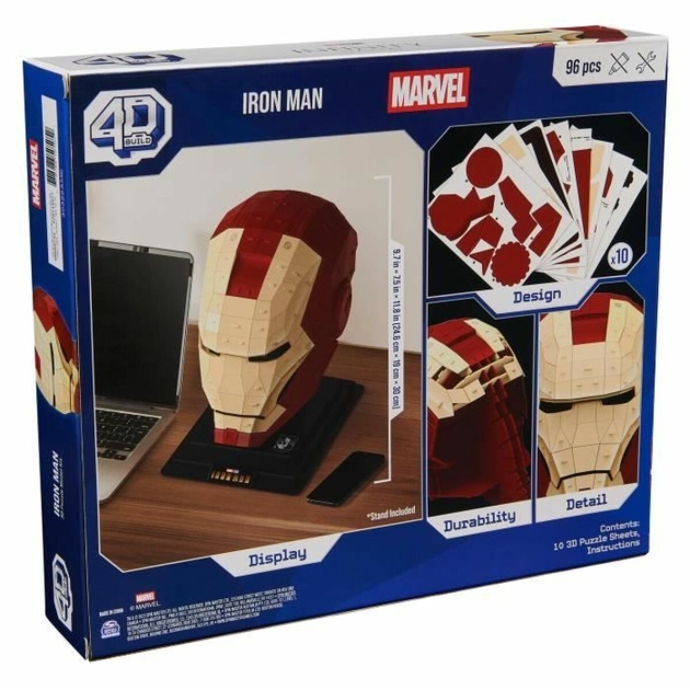 Statybos rinkinys Marvel Iron Man 96 Dalys 24,6 x 19 x 30 cm Spalvotas