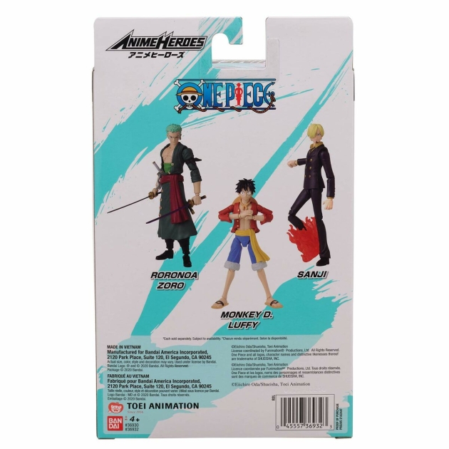 Sujungiama dalis One Piece Anime Heroes – Roronoa Zoro 17 cm