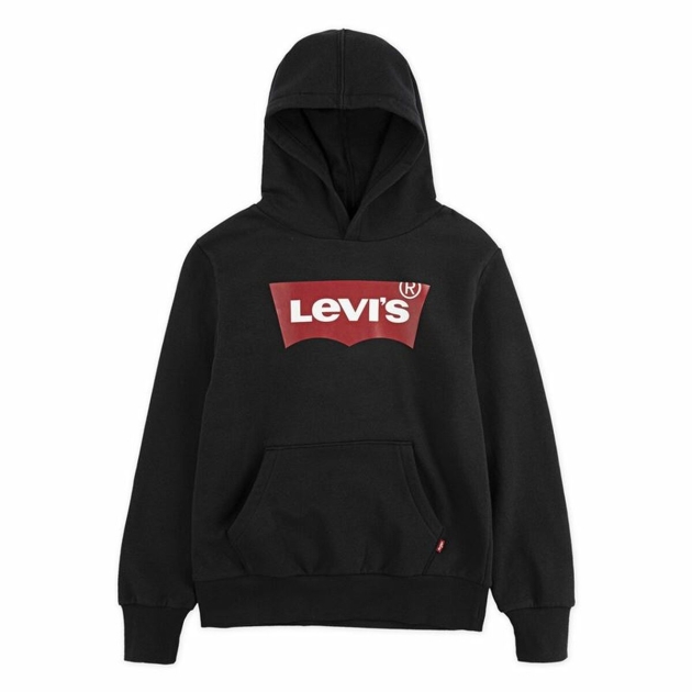 Uniseksinis džemperis su gobtuvu Levi’s 9E8778 023 Juoda