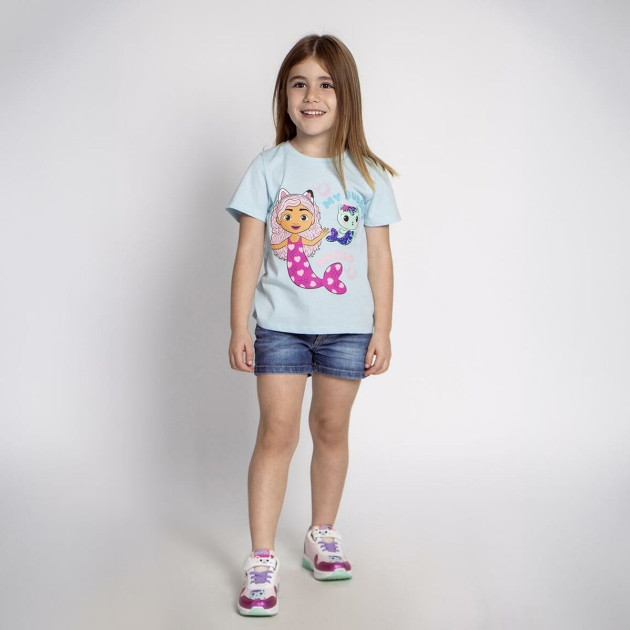 Vaikiška Marškinėliai su trumpomis rankovėmis Gabby’s Dollhouse Turkis