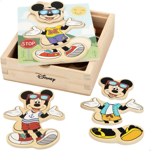 Vaikiška medinė puzlė Disney Medžio (19 pcs)