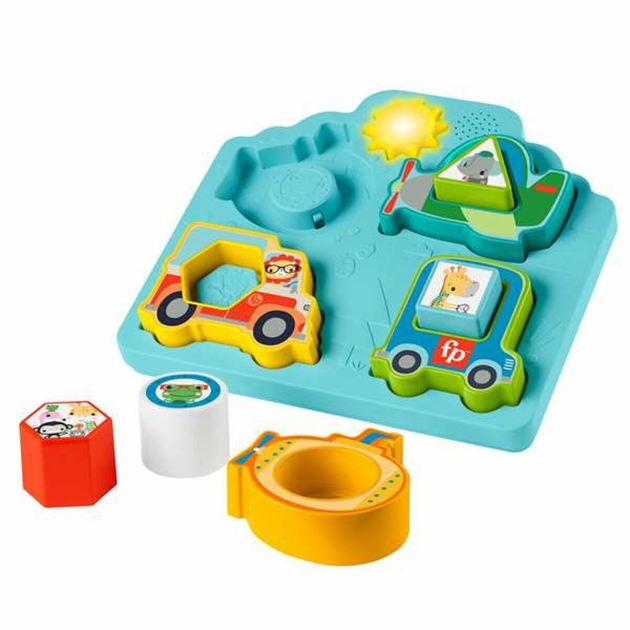 Vaikiška puzlė Fisher Price Transporto priemonių