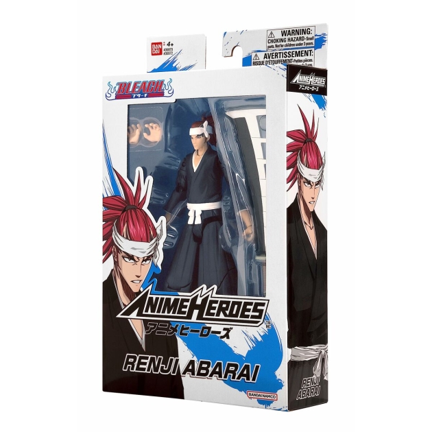 Veiklos rodikliai Bandai Anime Heroes – Bleach: Renji Abarai 17 cm