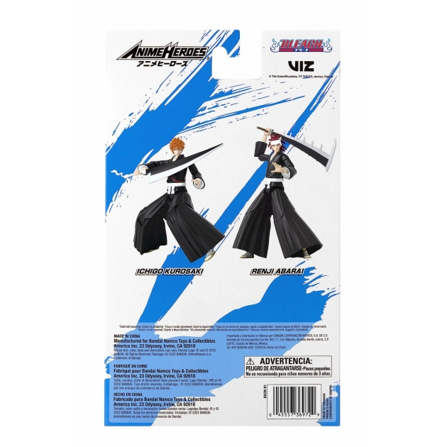 Veiklos rodikliai Bandai Anime Heroes – Bleach: Renji Abarai 17 cm