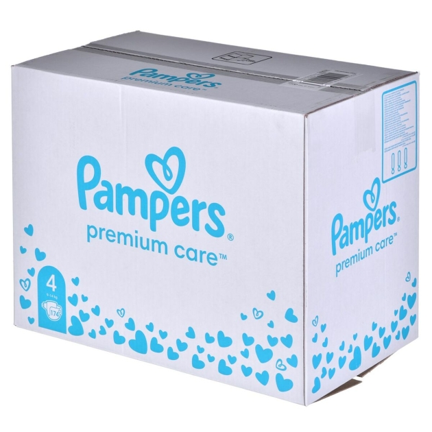 Vienkartinės sauskelnės Pampers 4 5 (174 vnt.)