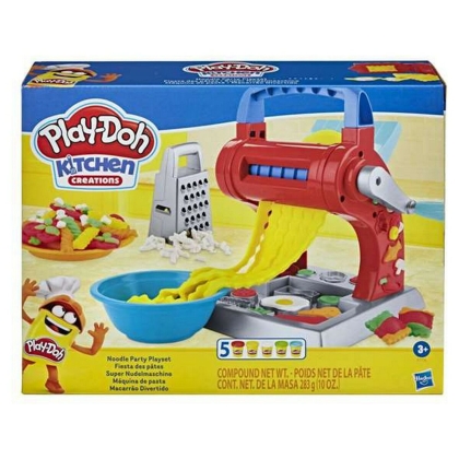 Žaidimas iš plastilino Playdoh Noodle Party Hasbro E77765L00 Spalvotas (5 Dalys)