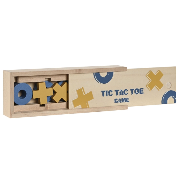 Žaidimas “Trys iš eilės” Home ESPRIT Tic Tac Toe 18 x 6 x 3 cm