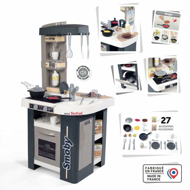 Žaislinė virtuvė Smoby Studio Mini Tefal 100 x 48 x 46,5 cm