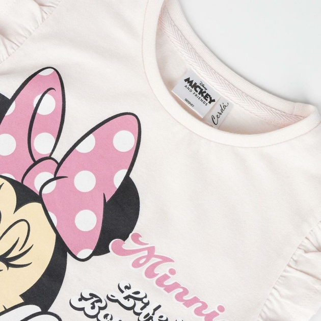 Drabužių rinkinys Minnie Mouse Šviesiai rožinis