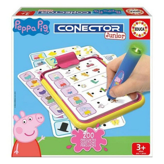 Edukacinis žaidimas Conector Junior Peppa Pig Educa 16230 Spalvotas (1 Dalys)