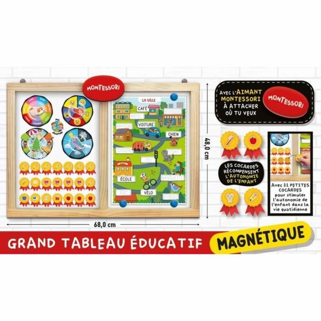 Edukacinis žaidimas Lisciani Giochi Calendrier, saisons et émotions