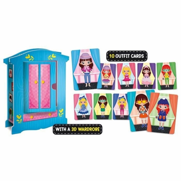 Edukacinis žaidimas Lisciani Giochi Magnetic Fashion Doll (FR)