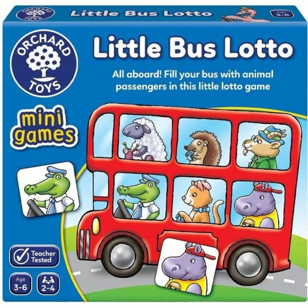 Edukacinis žaidimas Orchard Little Bus Lotto (FR)