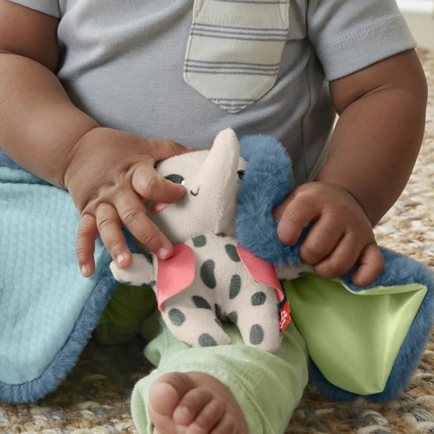 Kūdikių lėlė Fisher Price TEMBO MON DOUDOU ELEPHANT