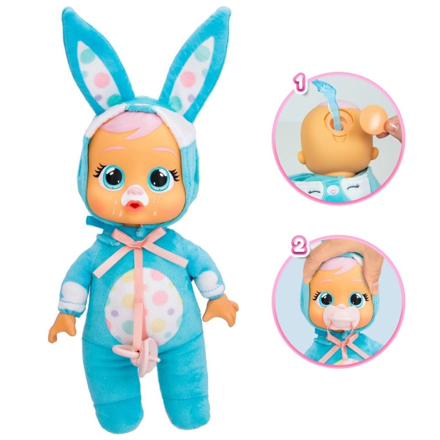 Kūdikių lėlė IMC Toys Cry Babies Tiny Lapin de Pâques Brook