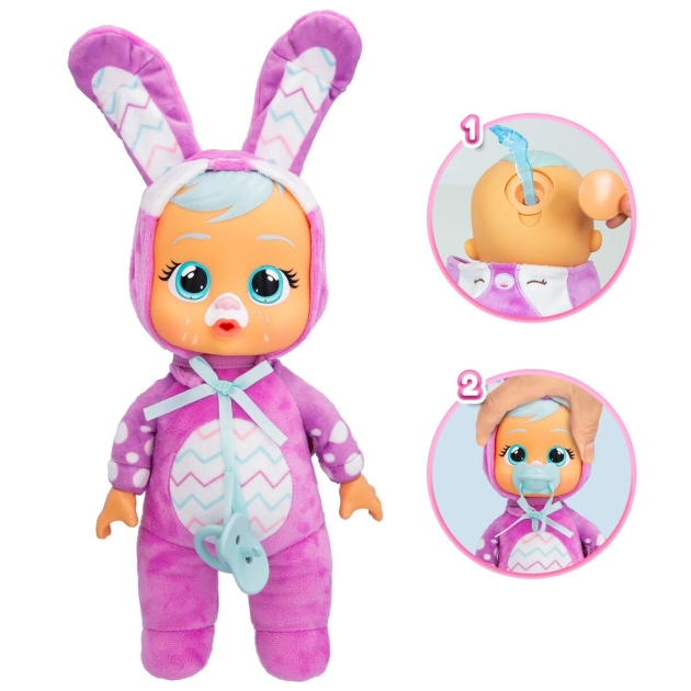 Kūdikių lėlė IMC Toys Cry Babies Tiny Lapin de Pâques Lily