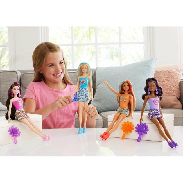 Lėlė Barbie Color Reveal Serie Ritmo Vaivorykštė