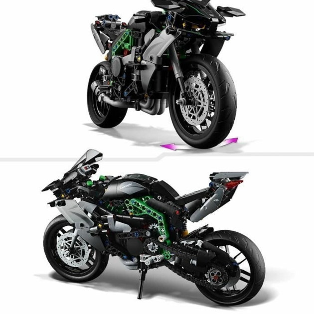 Lėlių namai Lego Technic 42170 Kawasaki Ninja H2R