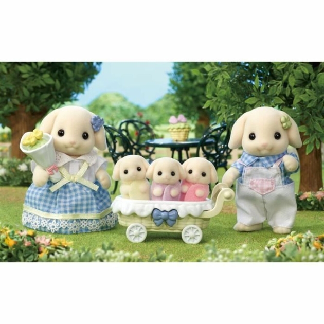 Lėlių namo priedai Sylvanian Families 5735 Flora Rabbit family