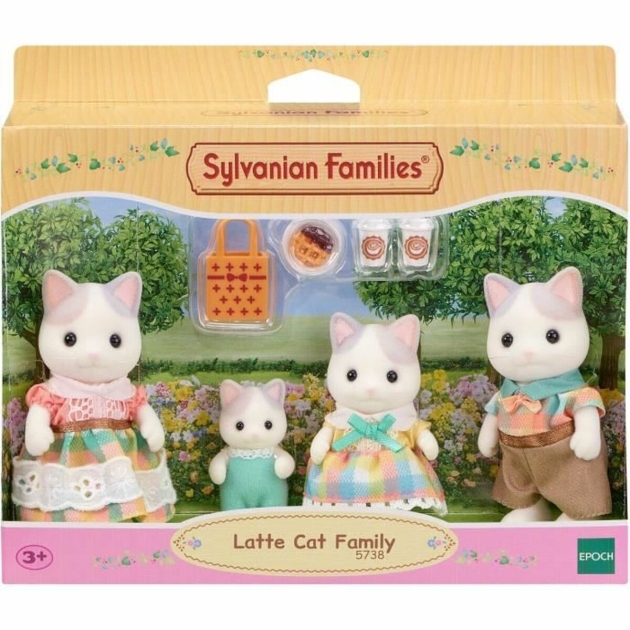 Lėlių namo priedai Sylvanian Families 5738 Latte Cat Family